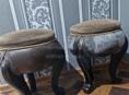Пуфики деревянные 