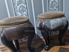 Пуфики деревянные 