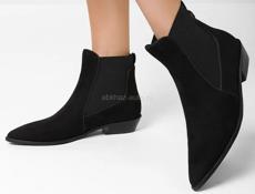 Ботильоны казаки замшевые