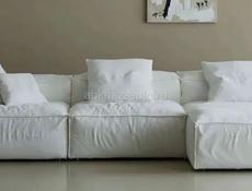 Новый диван с пуфом