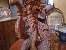 Продая дракона из дерево ручная работа