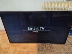 Телевизор 4к Goldstar 42 дюйма на запчасти или под восстановление 