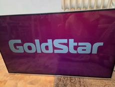 Телевизор 4к Goldstar 42 дюйма на запчасти или под восстановление 