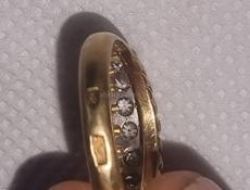 Кольцо с бриллиантами на платине