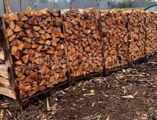 Колотые дрова для печки