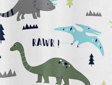 Постельное белье с динозавриками 