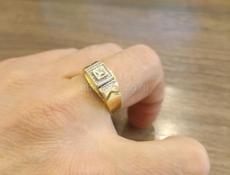 Перстень золото с бриллиантами