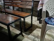 Стол с двумя лавочками 