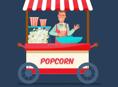 Продавец попкорна