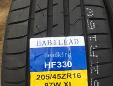 205/45/16 Habilead новые летние шины размеры от R13 до R22