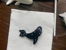 Брошь ручной работы 