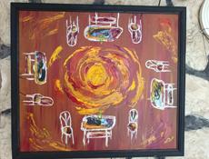 Картина 64х56, масло, оригинал. 