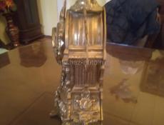 Продою коммплект часы подсвечники бронза ручная работа