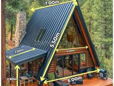 Изготовим  металло-каркасные домики