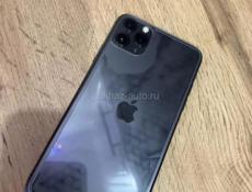 IPhone 11 pro MAX gb 64 акб 100% телефон как новый с твух сторон пленка 