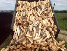 Колотые дрова для печки