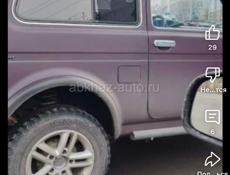 Правое заднее стекло на ниву 