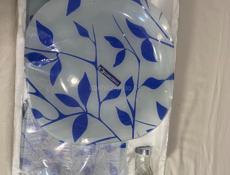 Набор сервировочный 4 тарелки средние, 1 большая и сольника   2000₽