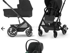 Детская коляска Cybex Balios S Lux BLK 3 в 1 Moon Black