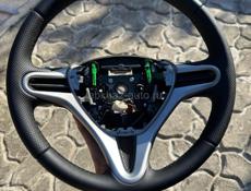 Перетяжка руля и элементов салона 