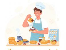 Продавец-повар (вафли и напитки)