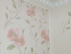 Поклейка обоев. Малярные работы.