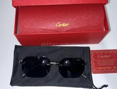 Очки картье черный новый не разу не носил брал за 11 т