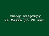 Сниму квартиру на Маяке на длительный срок до 20 тыс. Срочно‼️