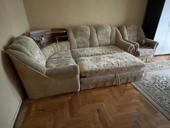 Угловой диван с кремлом