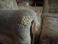 Угловой диван с кремлом