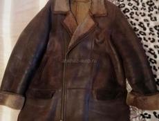 Мужская натуральная дубленка .