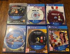 Ps4 в хорошем состоянии 1т памяти 6 дисков 2 джойстика все провода зарядка для джойстиков , цена 20.000р