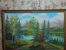 Продам картину большую пейзаж рисовалась в Абхазии