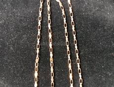 Цепь золотая новая 