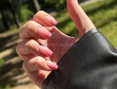 Маникюр гель лак наращивание Педикюр