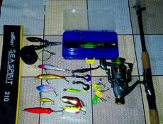 Спиннинг комплект готовый к рыбалке 🎣