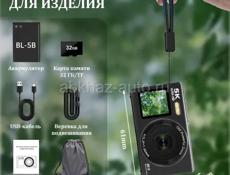  Камера 5K 80 МП с Wi-Fi с двумя экранами и SD-картой 64GB