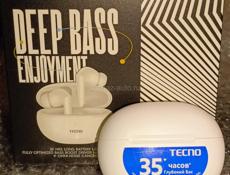 Беспроводные Наушники Tecno buds 3 - Новые!