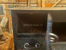 Дровянная печь новая 
