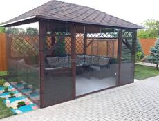 Навес, забор, беседка