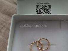 Серьги золото 585