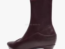 Кожаные женские ботильоны