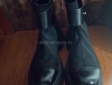 Ботинки кожаные