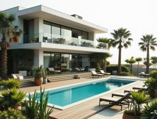 Современная вилла в стиле хай-тек на побережье