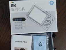 Камера 5K 80 МП с Wi-Fi с двумя экранами и SD-картой 64GB 