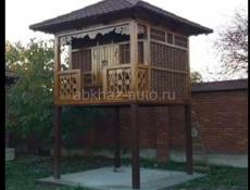 Апахца,беседка ,работа с деревом 