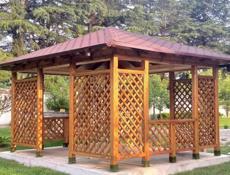 Апахца,беседка ,работа с деревом 