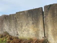 Бетонный забор 