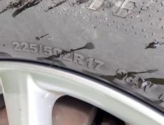 17 Колёса 225 50 R17 в Хорошем состоянии.