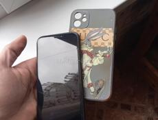 Айфон 11 64г работает нормально 10.000 тысяч 